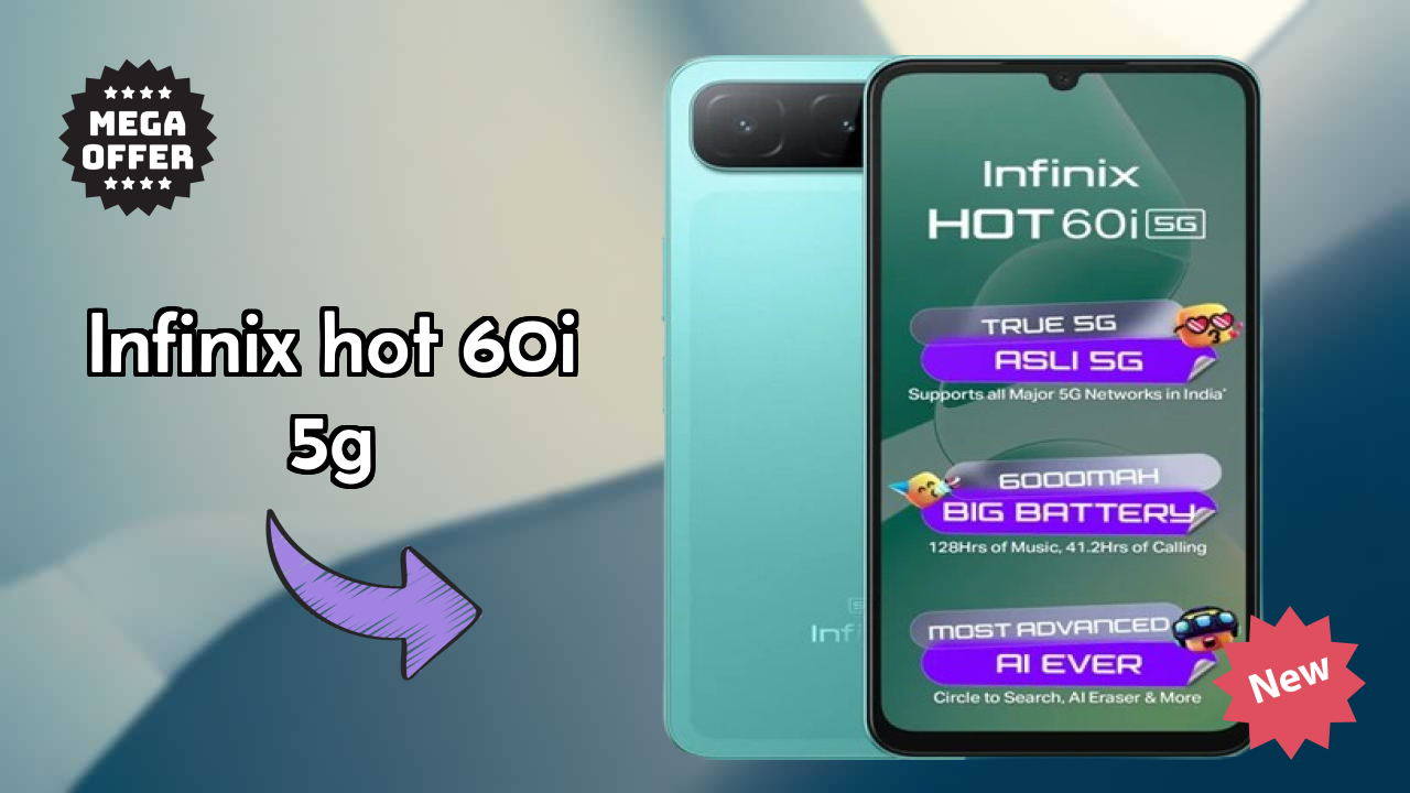 Infinix Hot 60i 5G Display Review: 6.75 Inches (17.15 Cm) Screen Quality