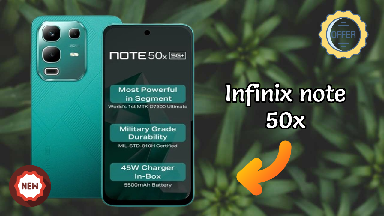 Infinix Note 50X Camera Quality: 50 MP Rear Camera Low Light