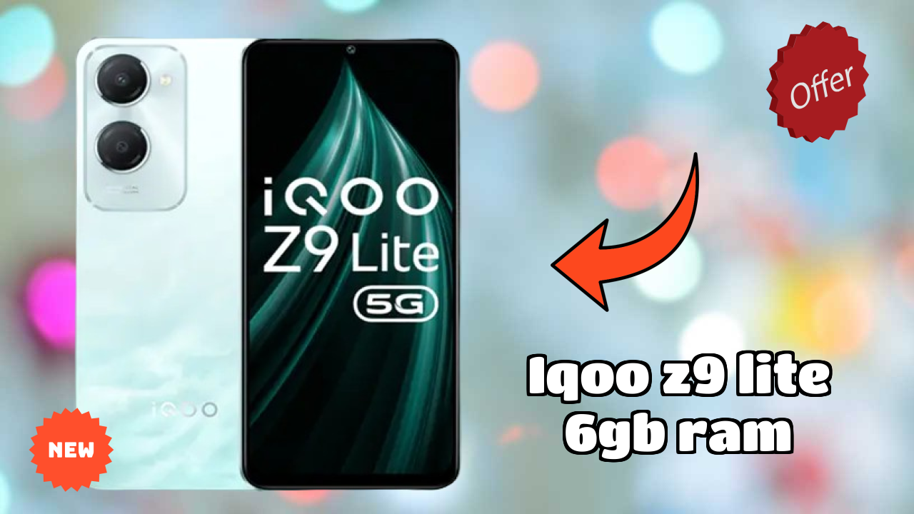 IQOO Z9 Lite 6GB RAM at ₹13,999 - Complete Specifications