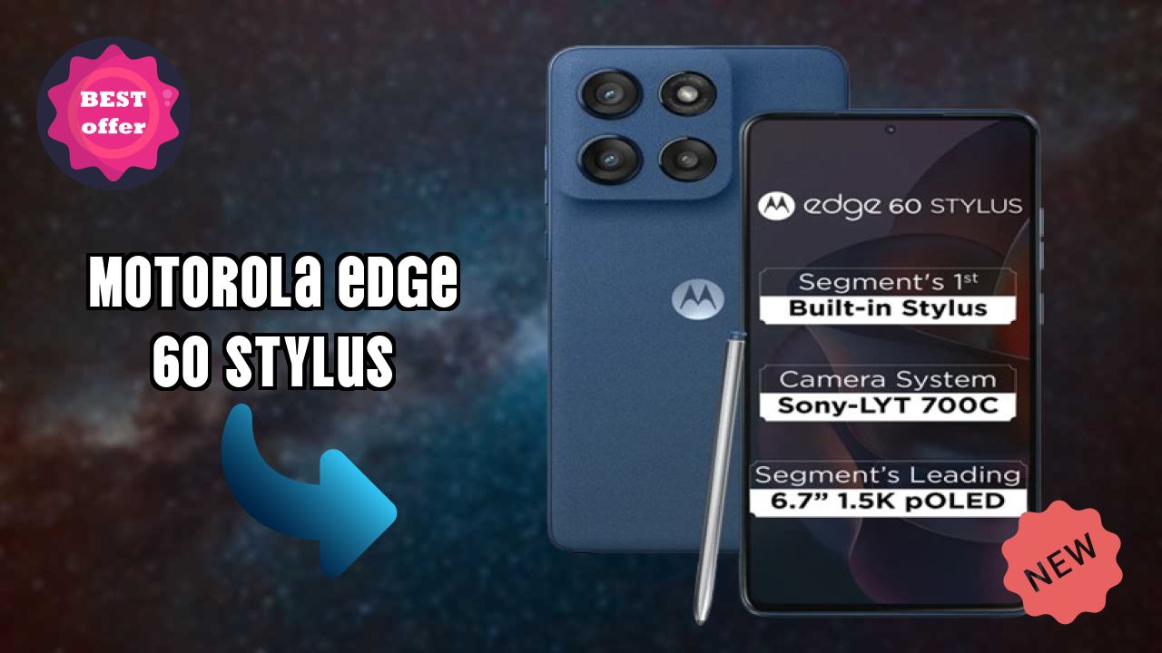 Motorola Edge 60 Stylus Price Drop: Now Just ₹19,728 Available