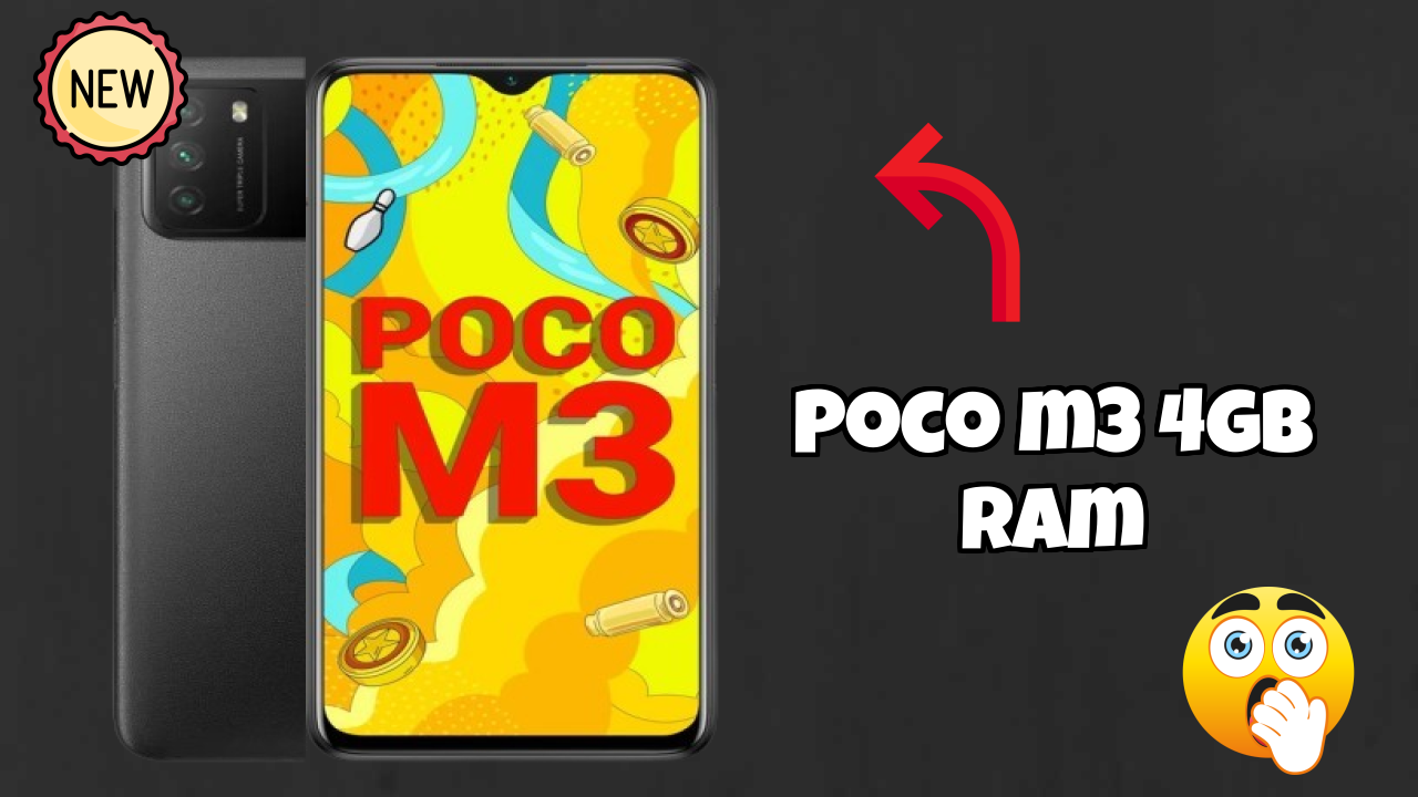 POCO M3 4GB RAM Display Analysis: 6.53 Inches (16.59 Cm) Screen