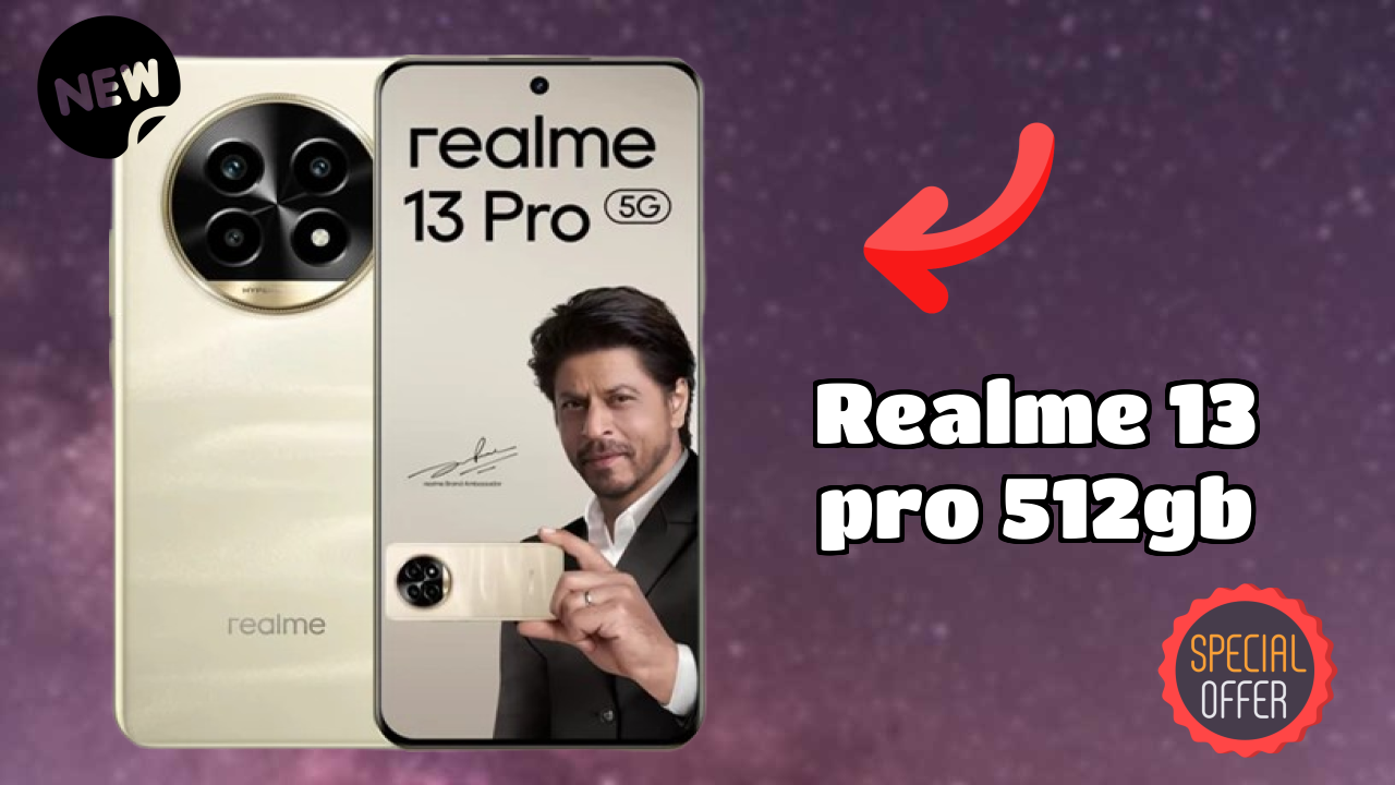 NewRealme 13 Pro 512GB 2026: Latest Mobile Phone with High Quolity Disa