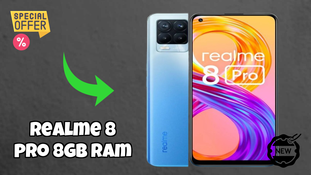 Realme 8 Pro 8GB RAM 2026: Camera 108 MP + 8 MP + 2 MP + 2 MP Rear Camera And LongLife Bettry