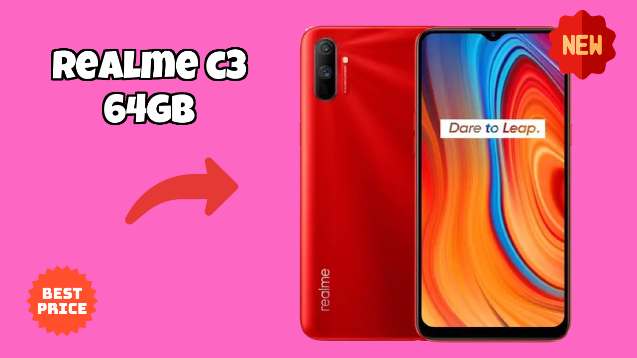 Realme C3 64GB at ₹8,299 - Best Features Listed