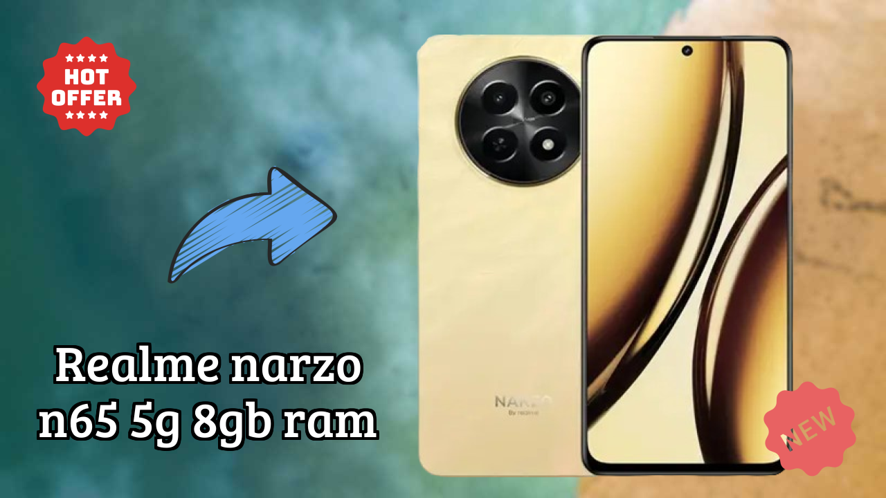 Realme Narzo N65 5G 8GB RAM Display Analysis: 6.67 Inches (16.94 Cm) Quality