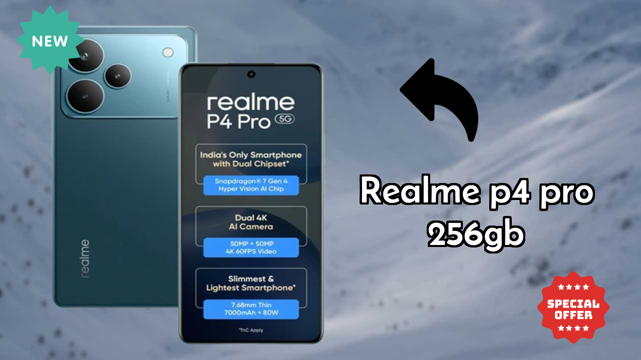 Realme P4 Pro 256GB at ₹28,499 - Best Deal Available
