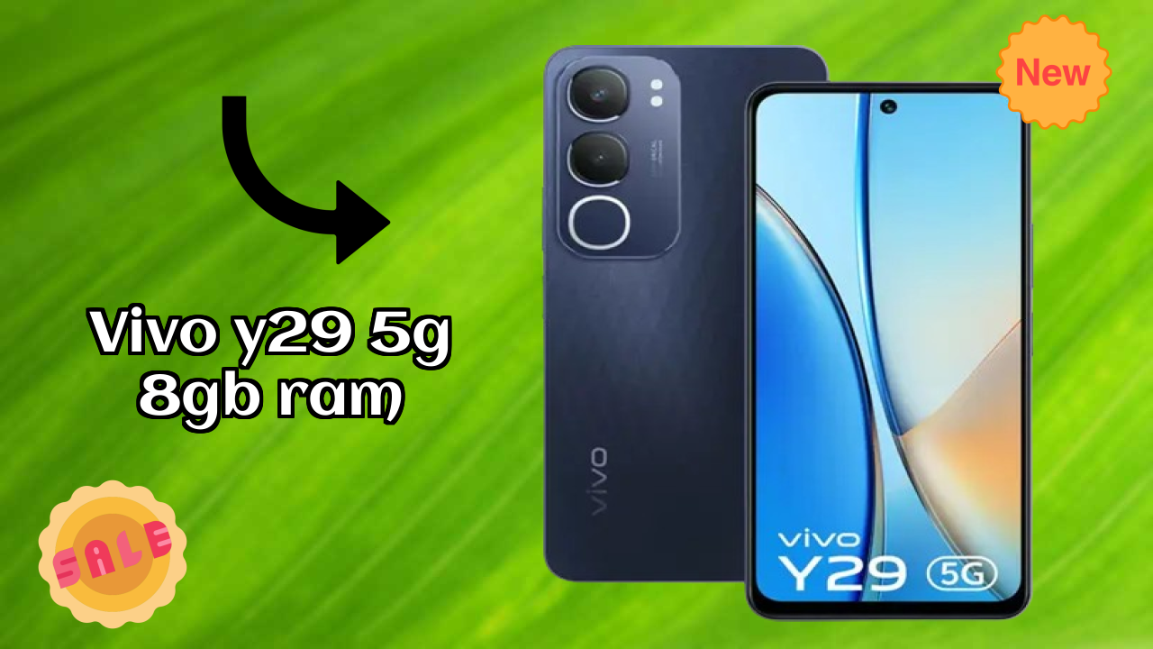 Vivo Y29 5G 8GB RAM Camera Quality: 8 MP Front Camera Selfie